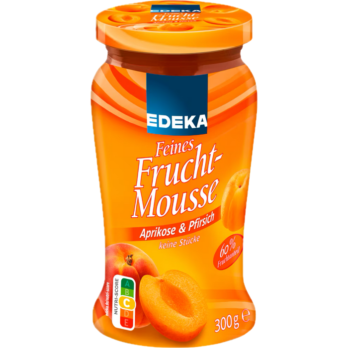 Edeka - Smooth Apricot & Peach jam - 300g