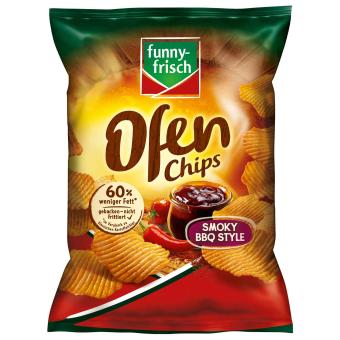 funny-frisch Ofen Chips Smoky BBQ Style 115g