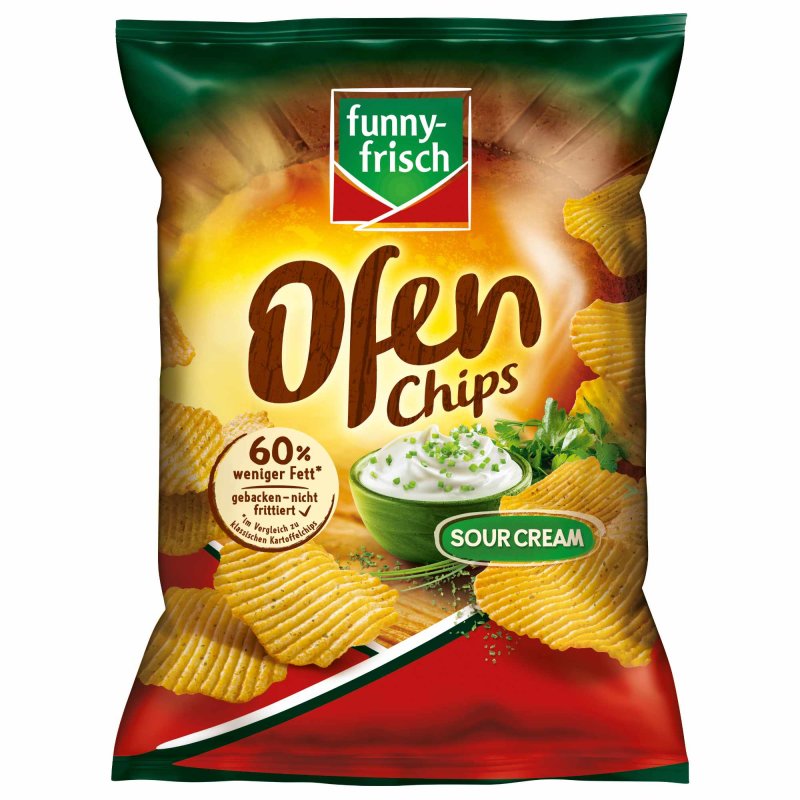 Funny Frisch Ofen Chips Sour Cream 125g