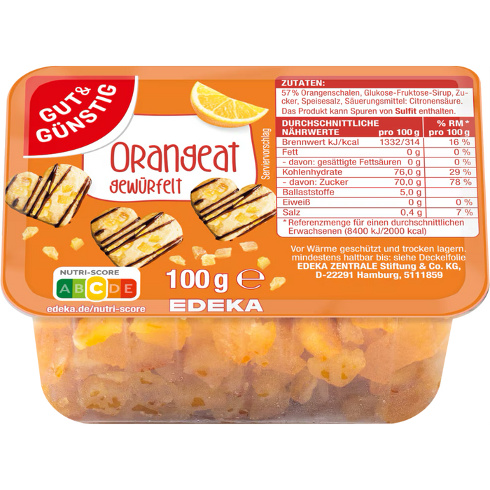 G+G Orangeat gewürfelt 100g