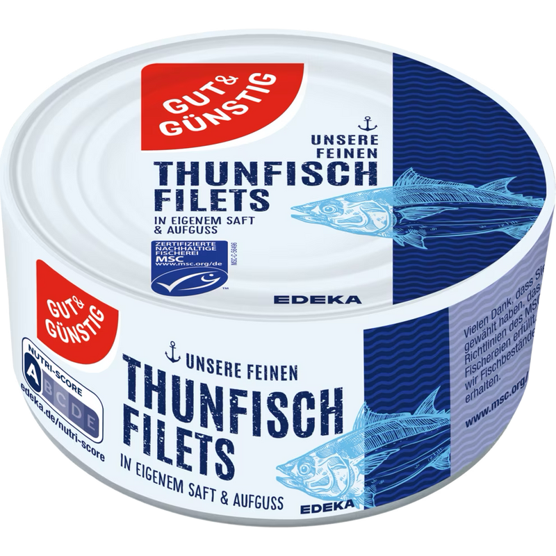 G+G Thunfisch Filets 195g
