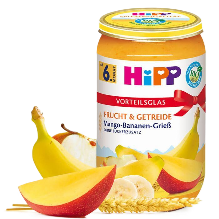 Hipp - Mango Banane Griess 6mon