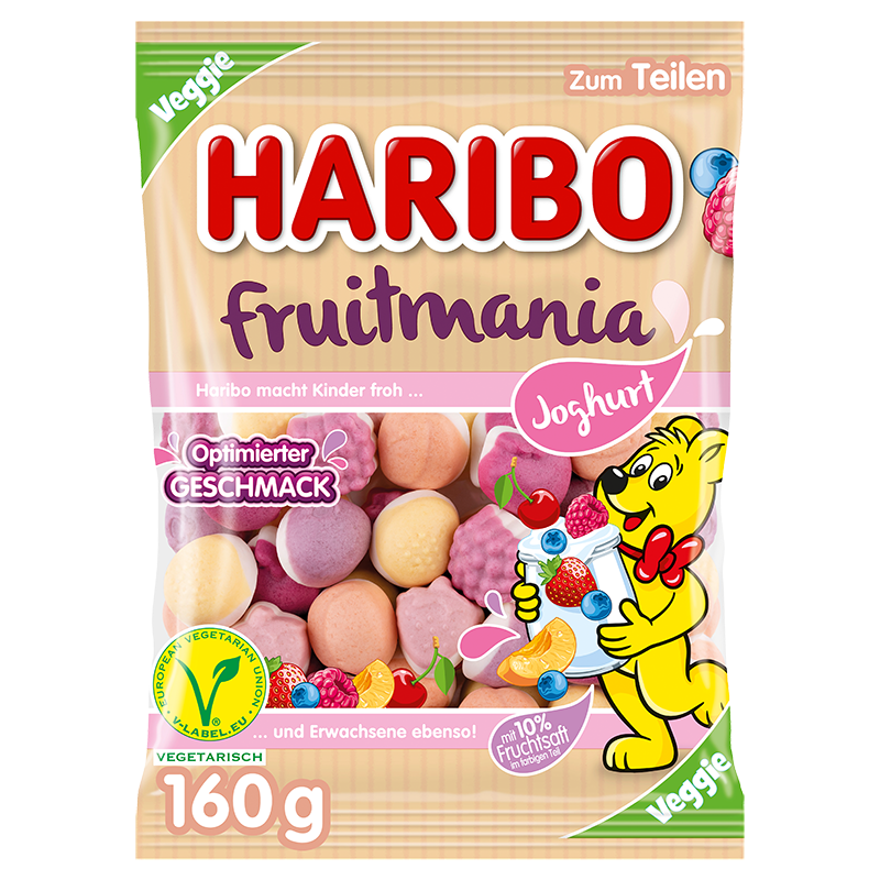 Haribo - Fruitmania Joghurt 160g