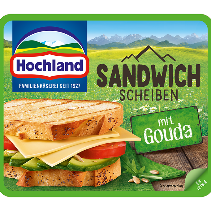 Hochland Sandwich Scheiben Gouda 150g