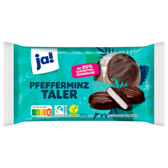 ja! Pfefferminztaler 250g