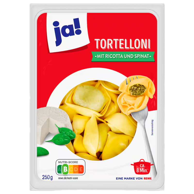 ja! Tortelloni Ricotta Spinat 250g