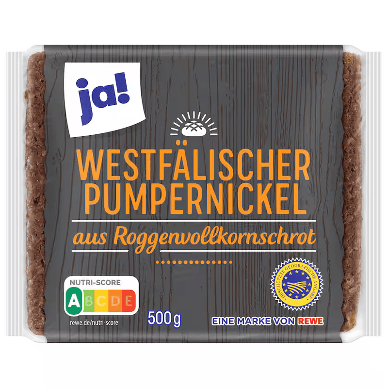 ja! Westfälischer Pumpernickel 500g