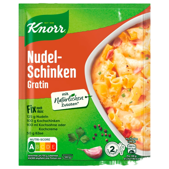 Knorr - Nudel Schinken gratin