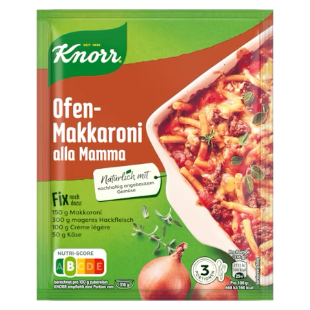Knorr Fix - Ofen Makkaroni