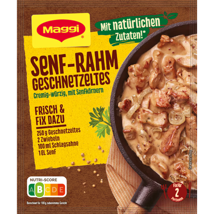 Maggi - Senf Rahm Geschnetzeltes