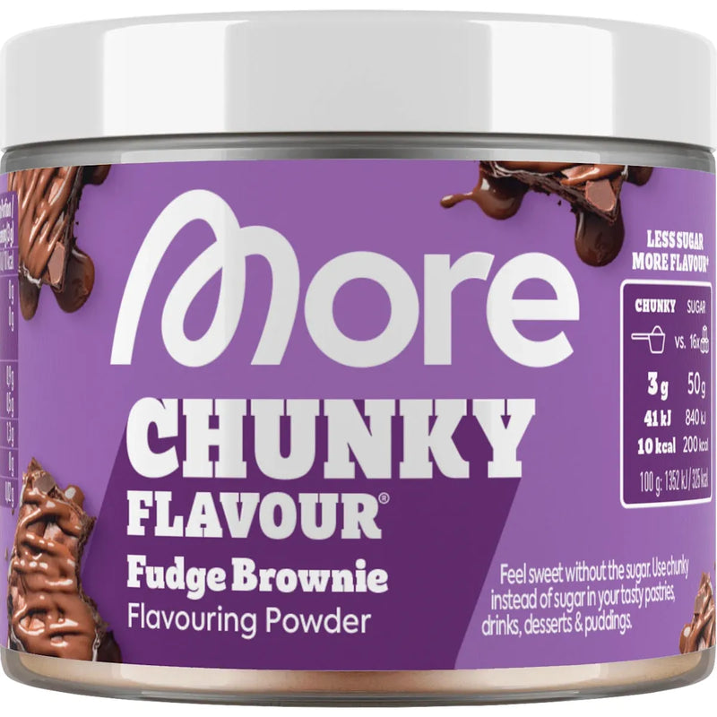 More Süßungsmittel, Chunky Flavour Fudge Brownie 90 g