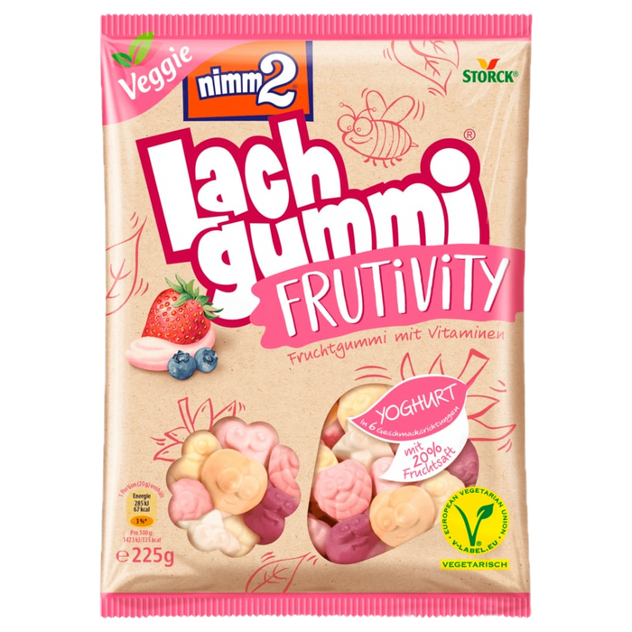 Nimm2 - Lachgummi Fruitivity 225g