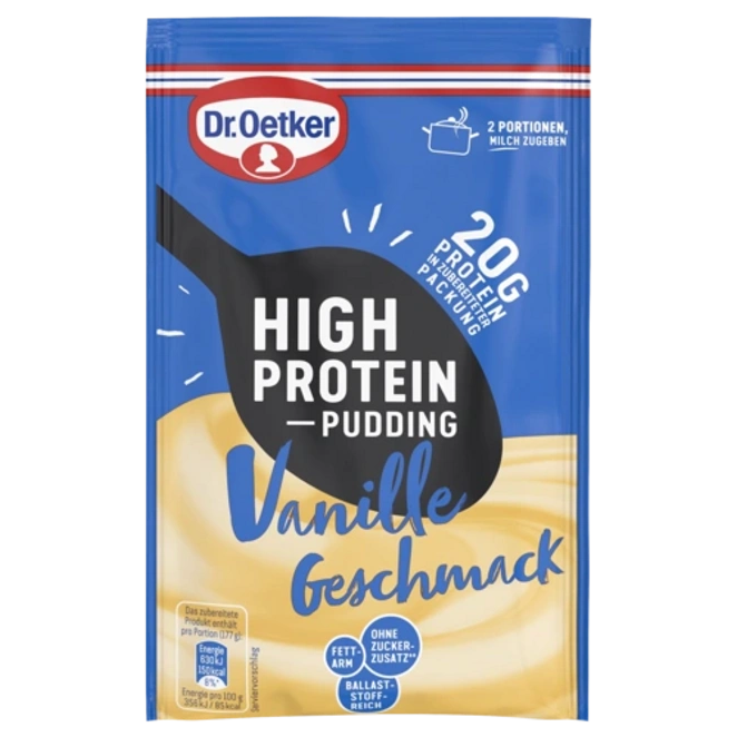 Dr Oetker - Vanilla protein pudding powder