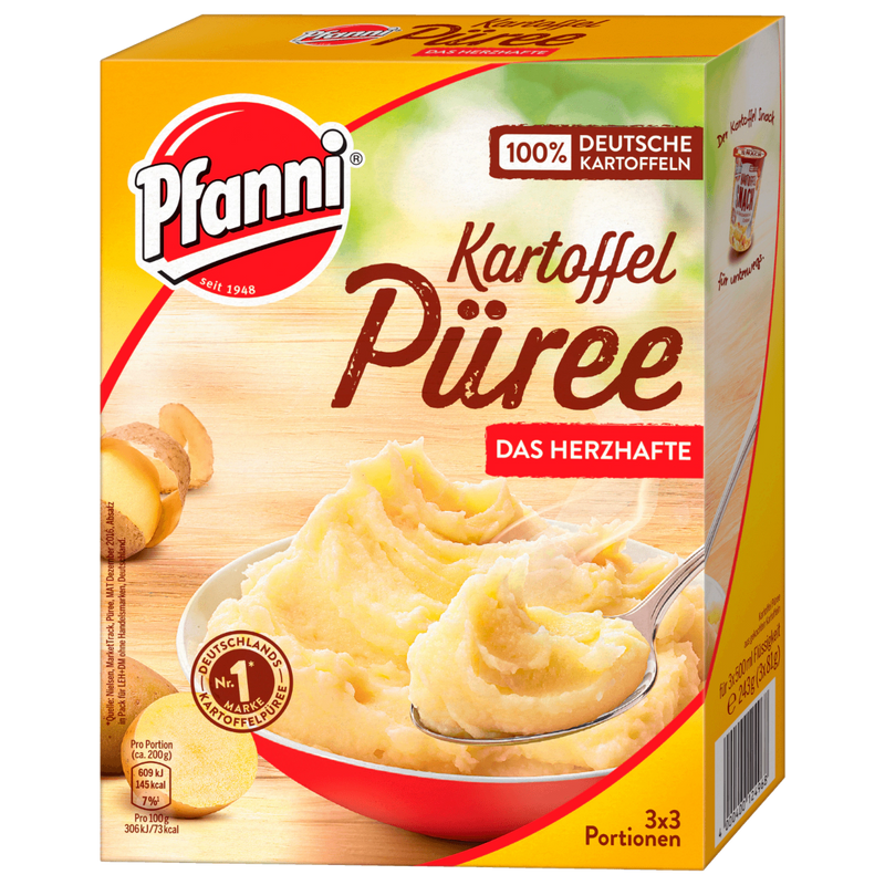 Pfanni Kartoffel Püree Herzhaft 3x3 Portionen