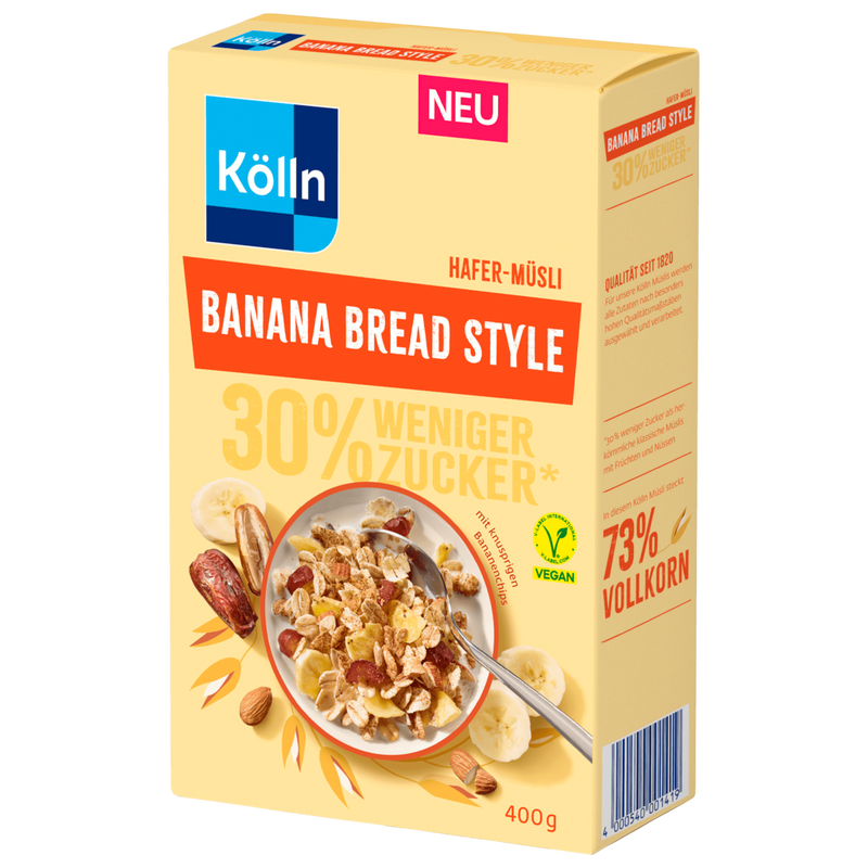Kölln Müsli Banana Bread Style Hafer 400g
