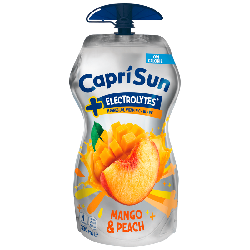 Capri-Sun +Electrolytes Mango & Peach 330ml