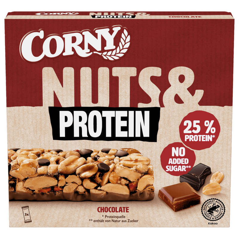 Corny Nuts & Protein Chocolate 105g (3 × 35g)