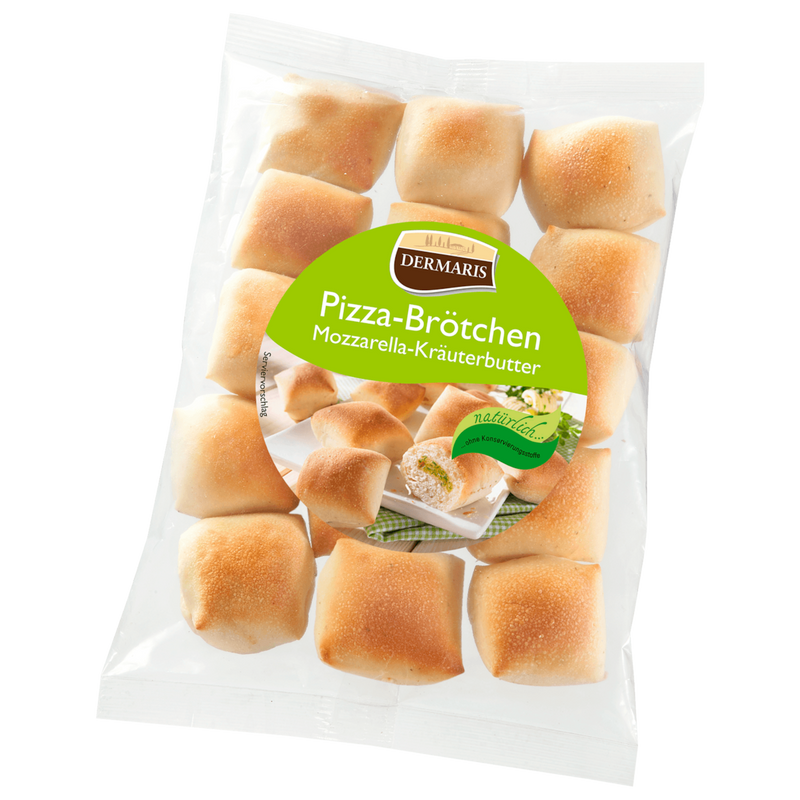 Dermaris Pizzabrötchen Mozzarella-Kräuterbutter 250g