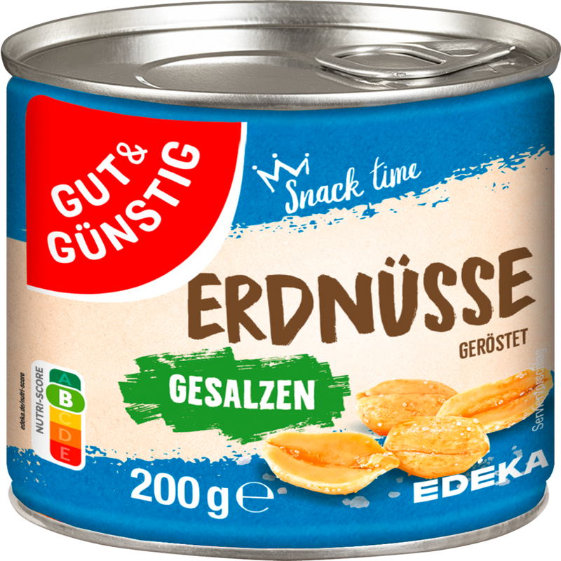 Gut & Günstig Roasted & Salted Peanuts 200g