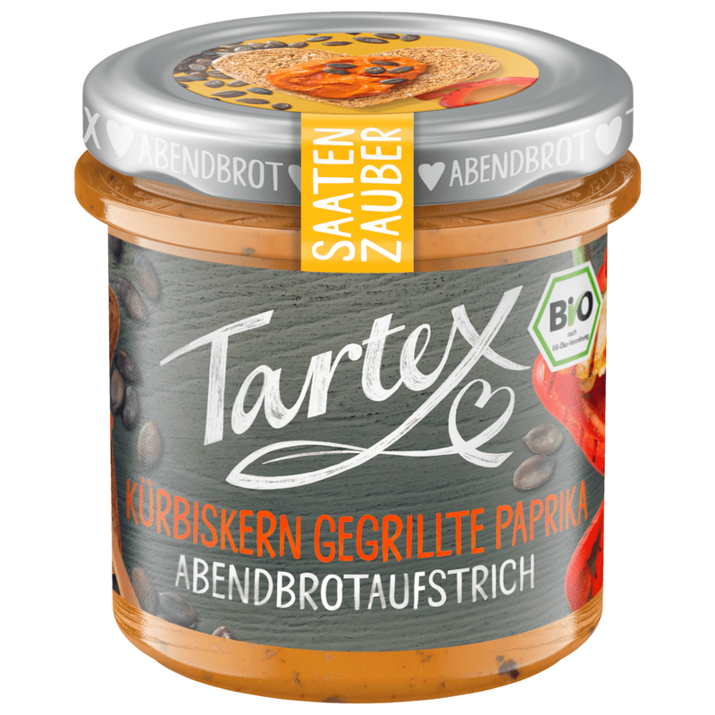 Tartex Bio Kürbiskerne gegrillte Paprika 135g