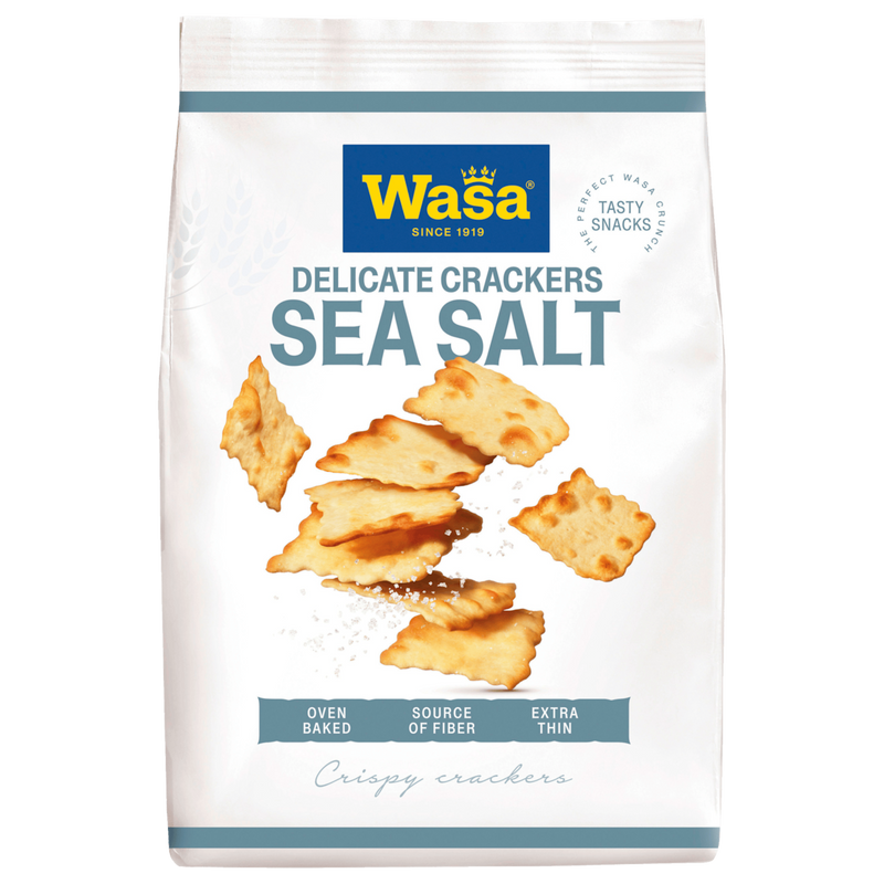 Wasa Delicate Crackers Sea Salt 150g