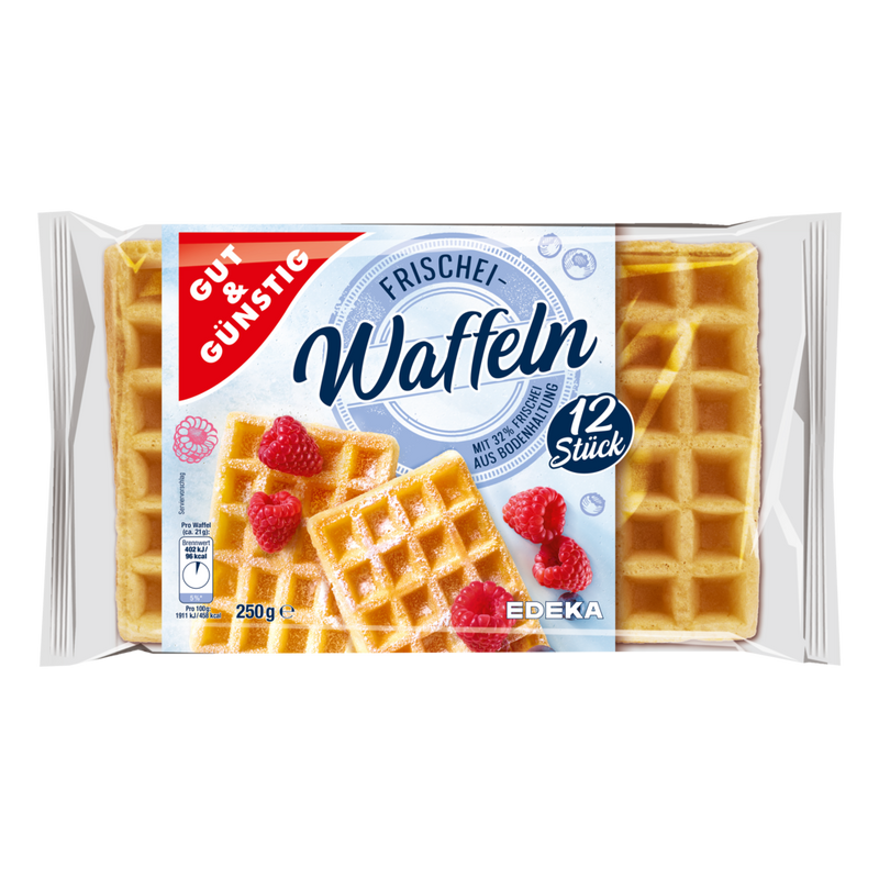 Gut & Günstig Fresh Egg Waffles 250g