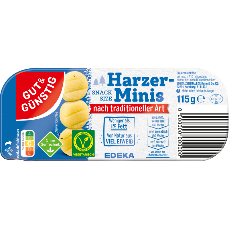 GUT&GÜNSTIG Harzer Minis 115g
