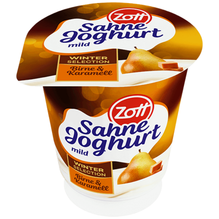 Zott Sahne Joghurt Birne-Karamell 140g