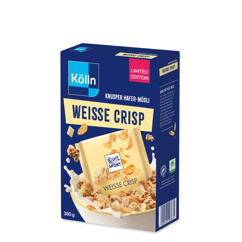 Kölln Knusper-Hafer-Müsli Ritter Sport Weisse Crisp 380g