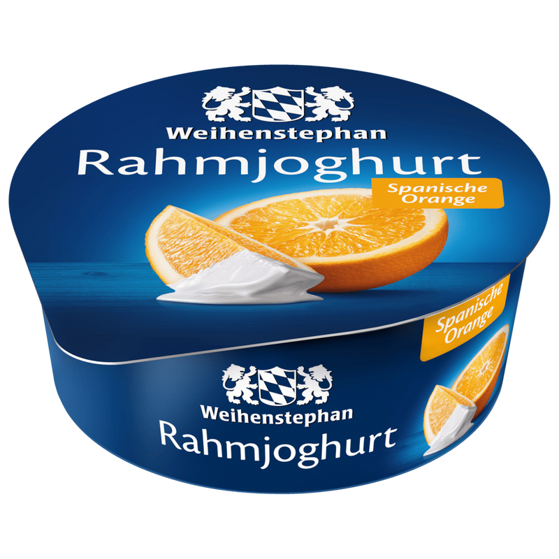 Weihenstephan Rahmjoghurt Spanische Orange 150g