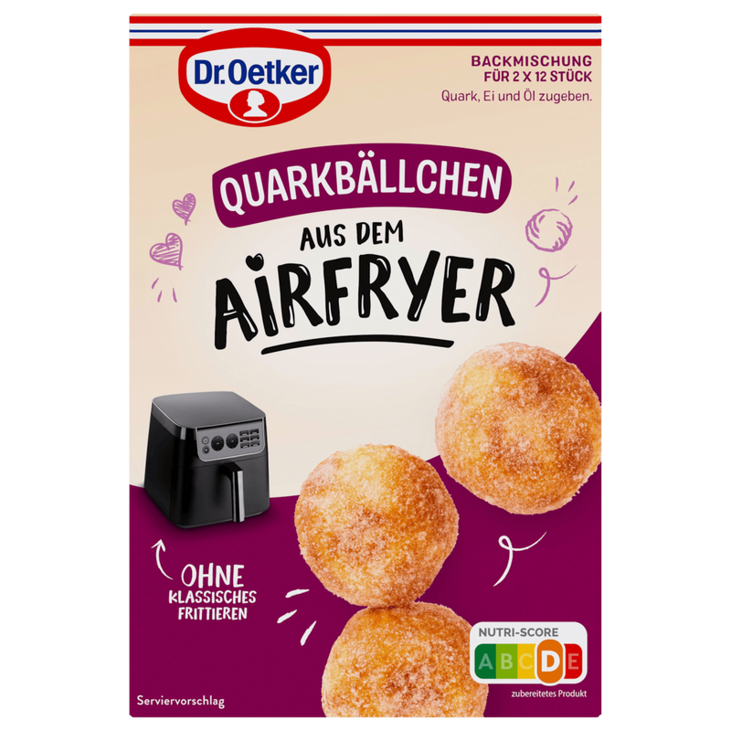 Dr. Oetker Airfryer Quark Bites Baking Mix 420g