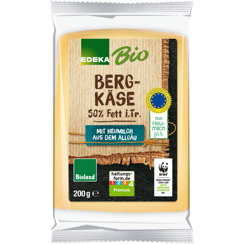 EDEKA Bio Bergkäse 50% 200g
