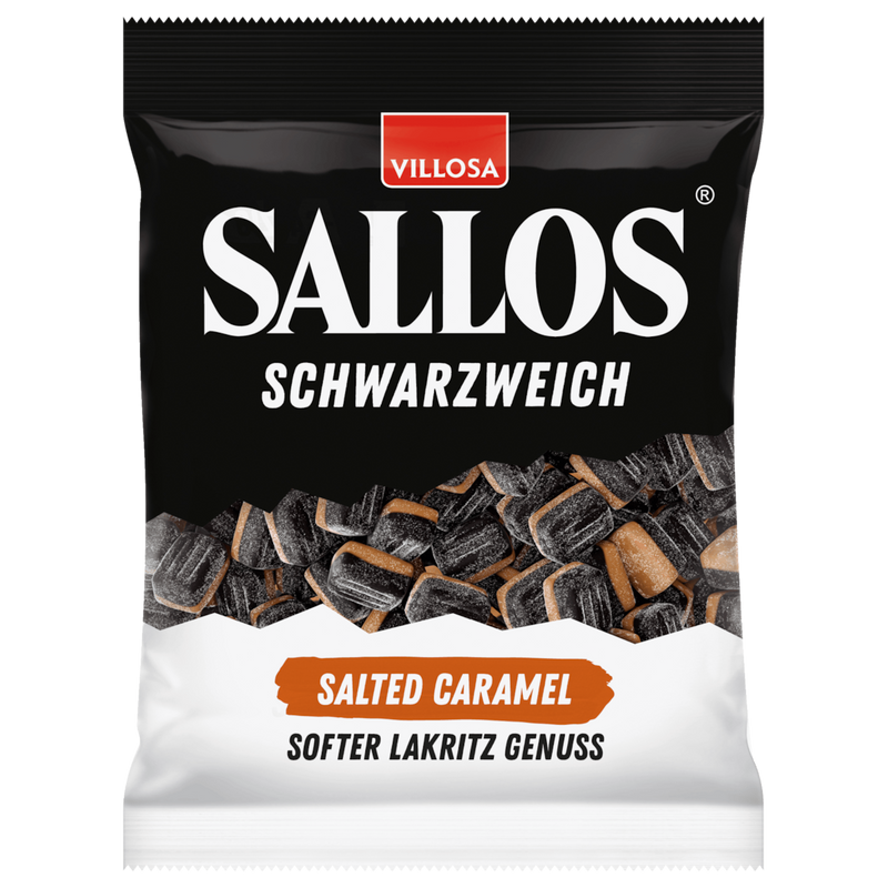 Sallos Schwarzweich Salted Caramel Lakritz 200g