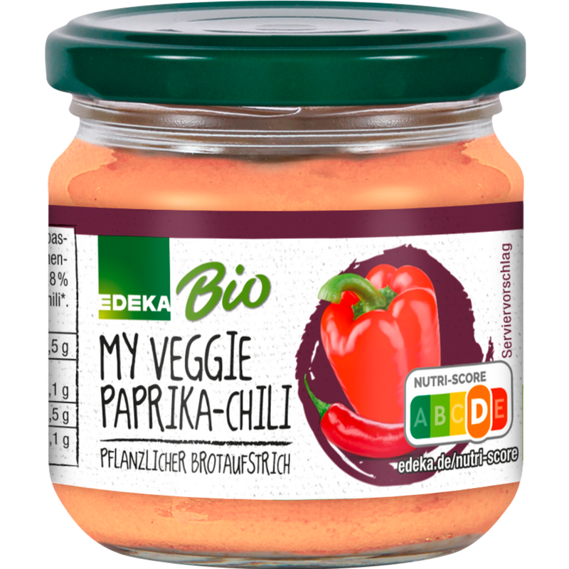 EDEKA Bio Vegane Streichcreme Paprika-Chili 180g