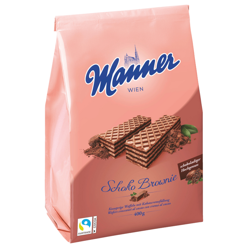 Manner Schoko Brownie Schnitten 400g