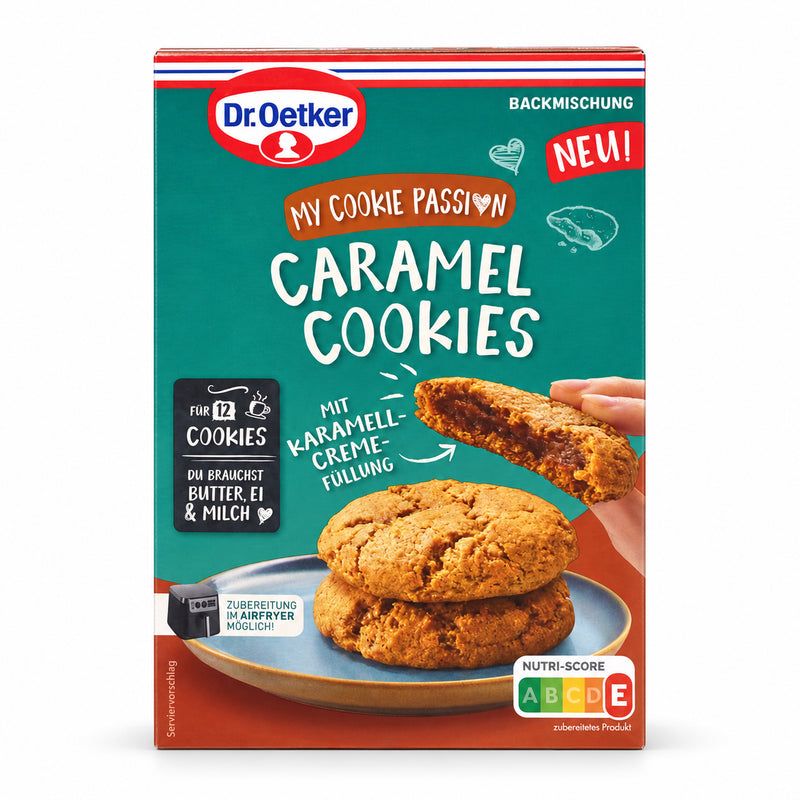 Dr. Oetker My Cookie Passion Caramel Cookies Backmischung 375g