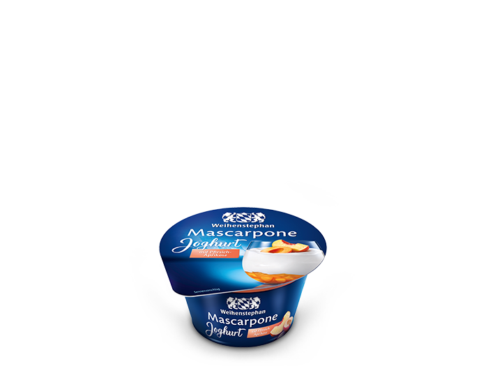 Weihenstephan Mascarpone Yogurt Peach Apricot 150g
