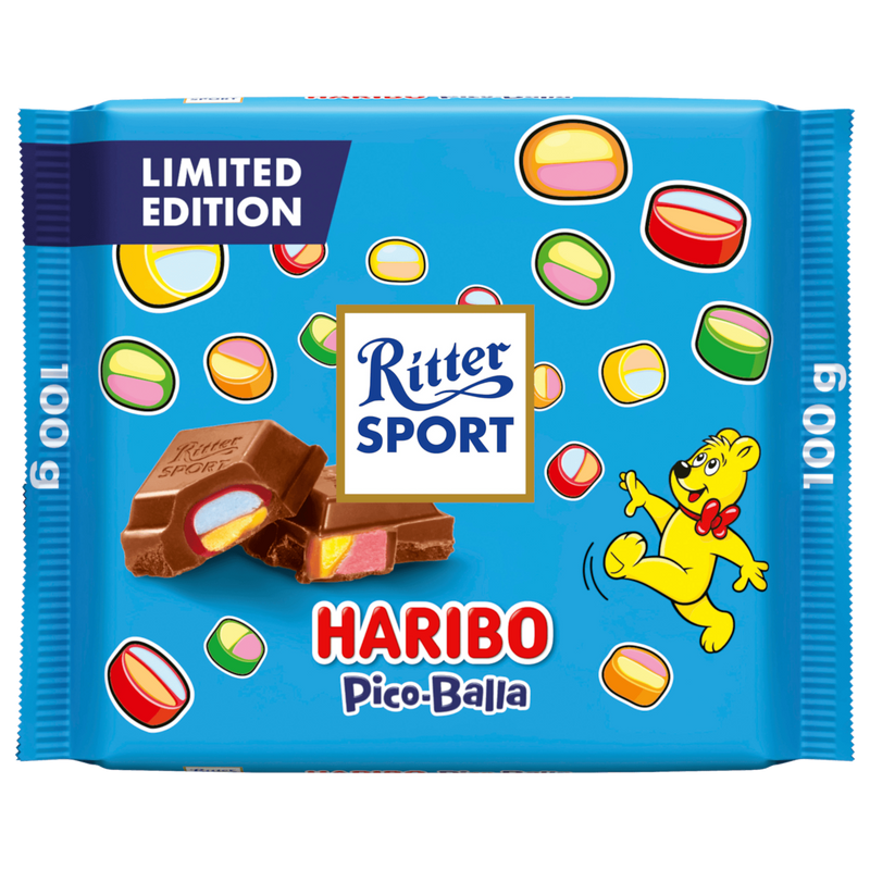 Ritter Sport Haribo Pico-Balla Vollmilch 100g