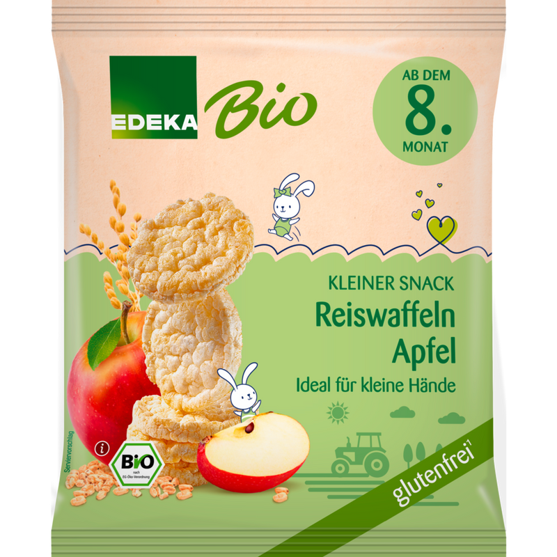 EDEKA Bio Apple Rice Cakes 35g