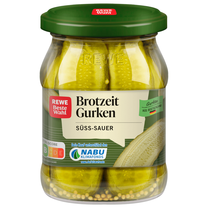 REWE Beste Wahl Brotzeit-Gurken süß-sauer
