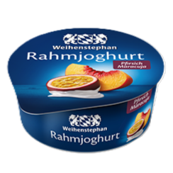 Weihenstephan Rahmjoghurt Pfirsich-Maracuja 150g