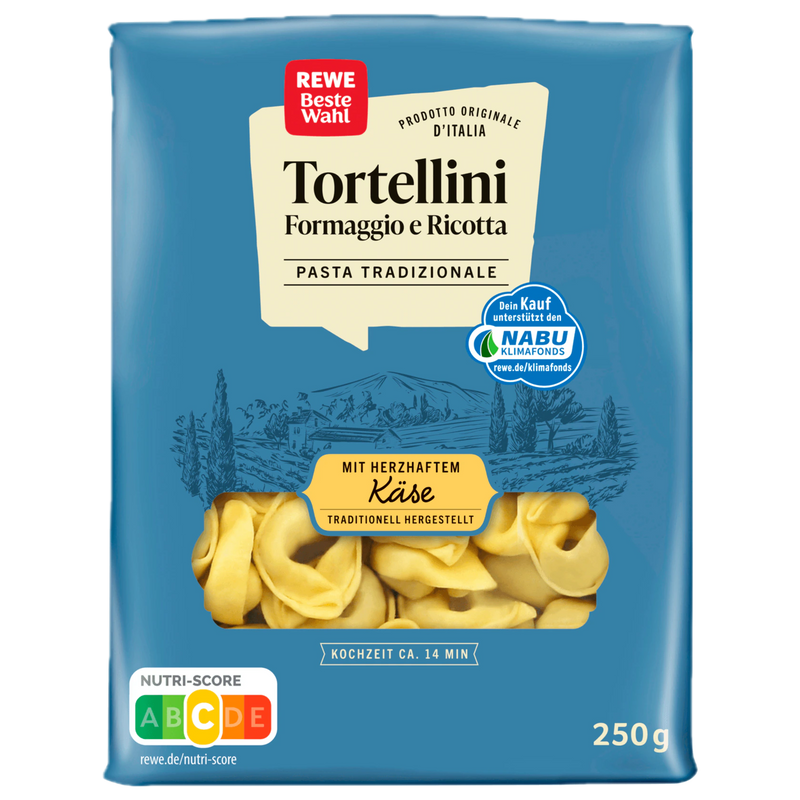 REWE Tortellini mit herzhafter Käsefüllung