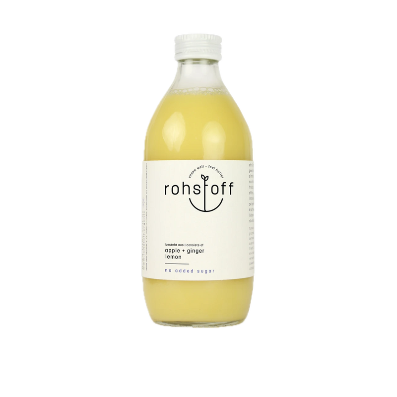 Rohstoff - Apfel + Ingwer +Zitrone 330ml