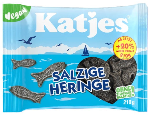 Katjes Salted Herring Licorice 210g