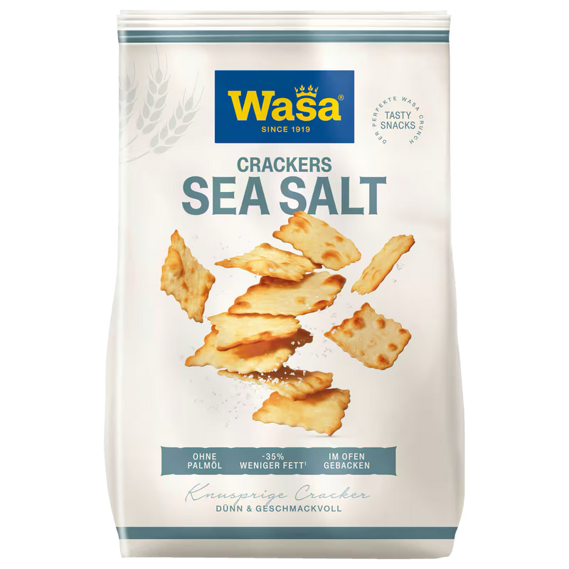 Wasa Delicate Crackers Sea Salt 180g