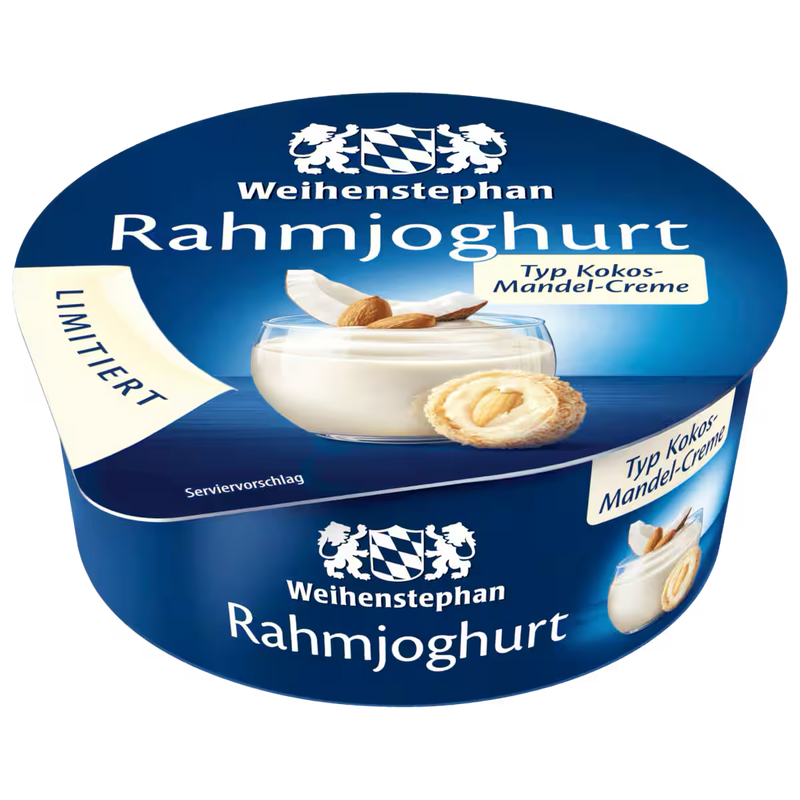 Weihenstephan Rahmjoghurt Kokos-Mandel-Creme 150g (Limited Edition)